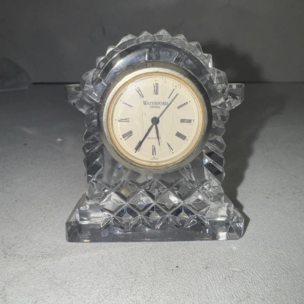 Vintage Waterford Crystal Desk Clock